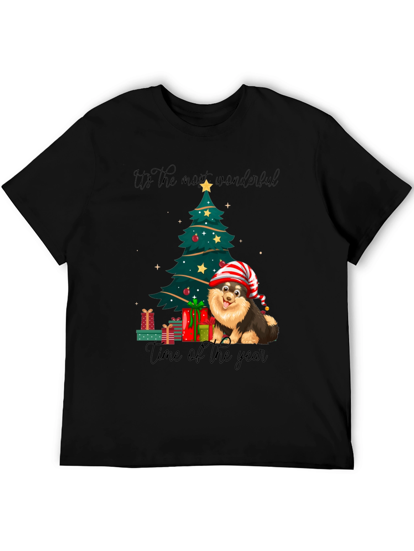 Festive Dog Christmas T-Shirt