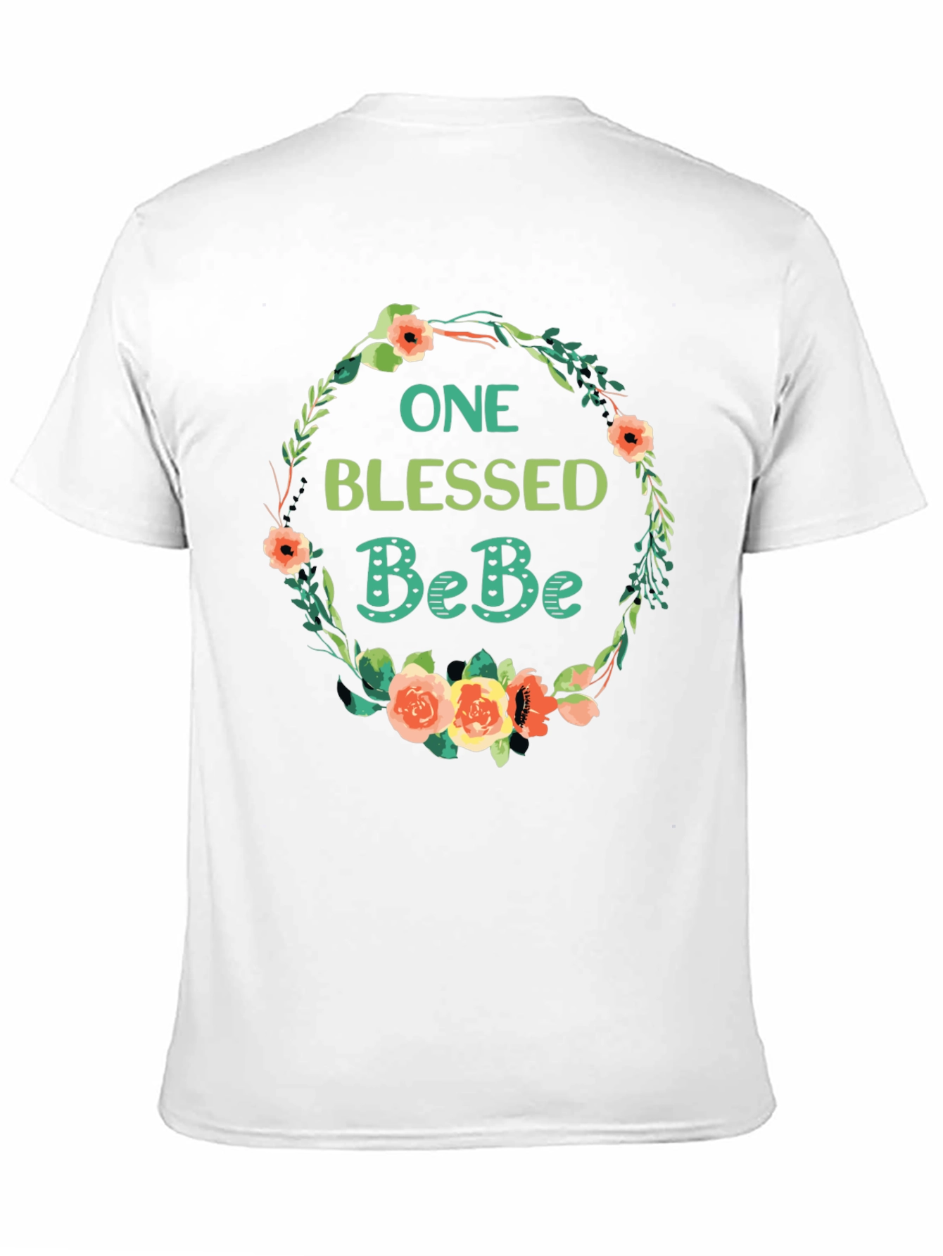 One Blessed BeBe Floral T-Shirt - Soft Cotton