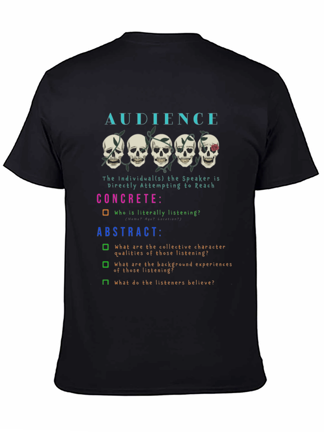 Audience Skull Graphic T-Shirt