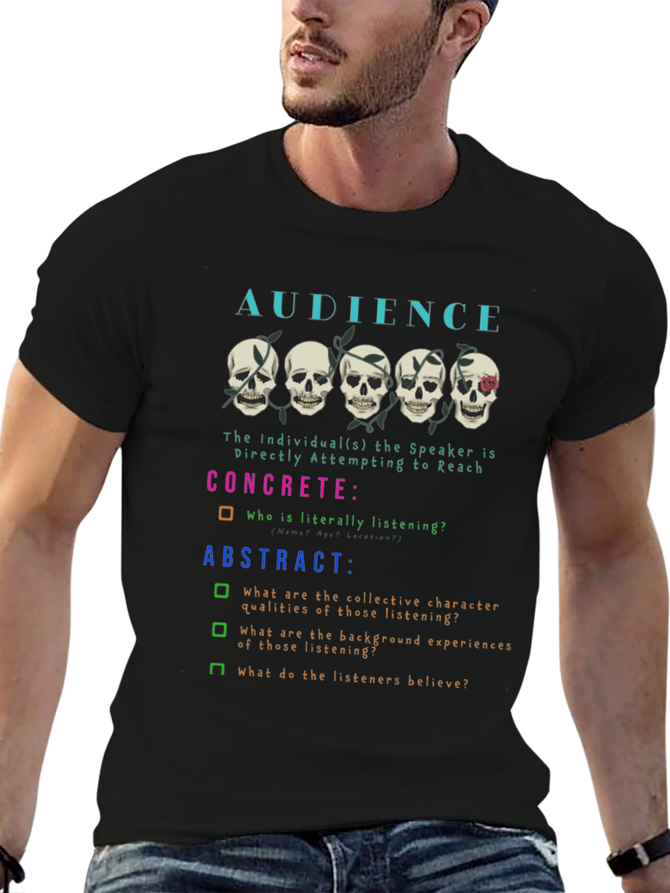 Audience Skull Graphic T-Shirt