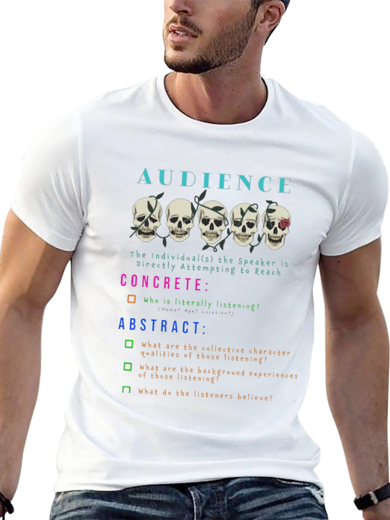 Audience Skull Graphic T-Shirt