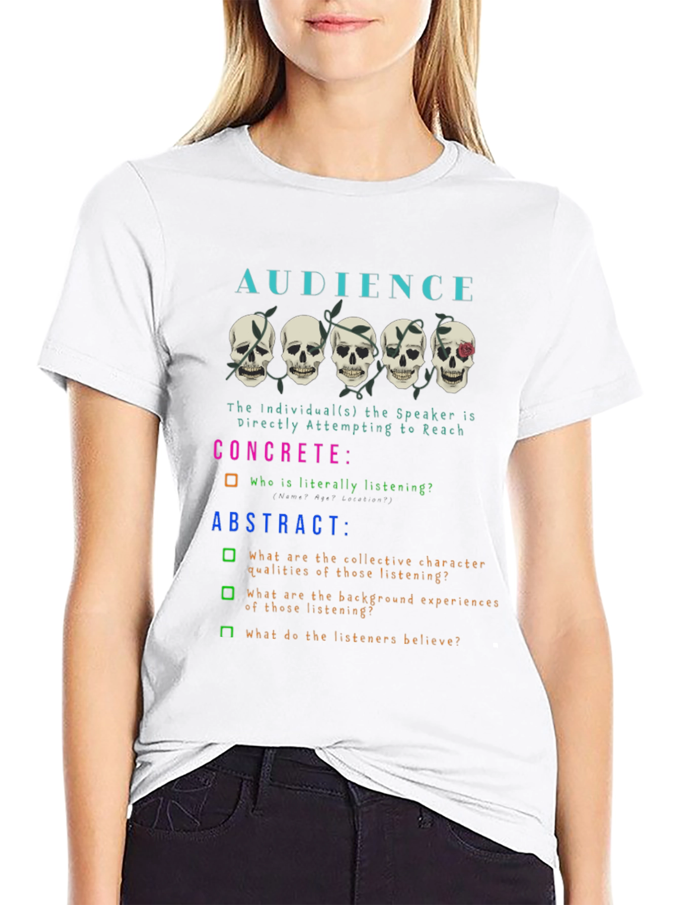 Audience Skull Graphic T-Shirt