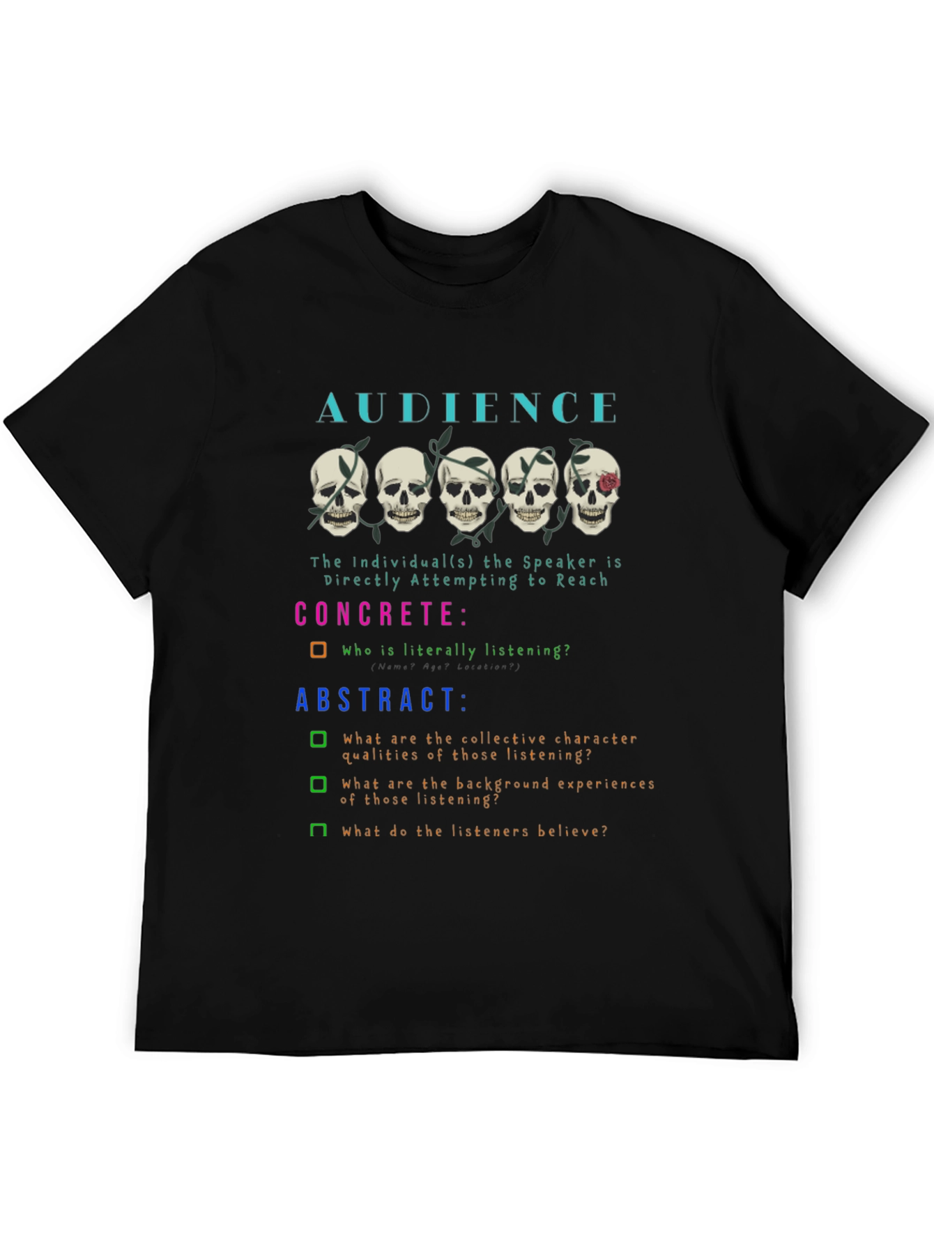 Audience Skull Graphic T-Shirt