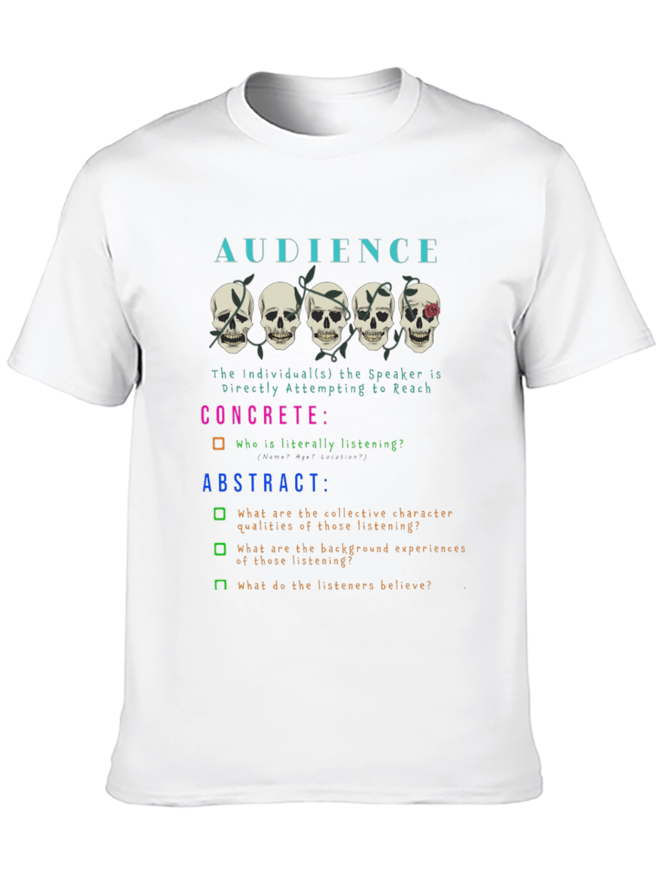 Audience Skull Graphic T-Shirt