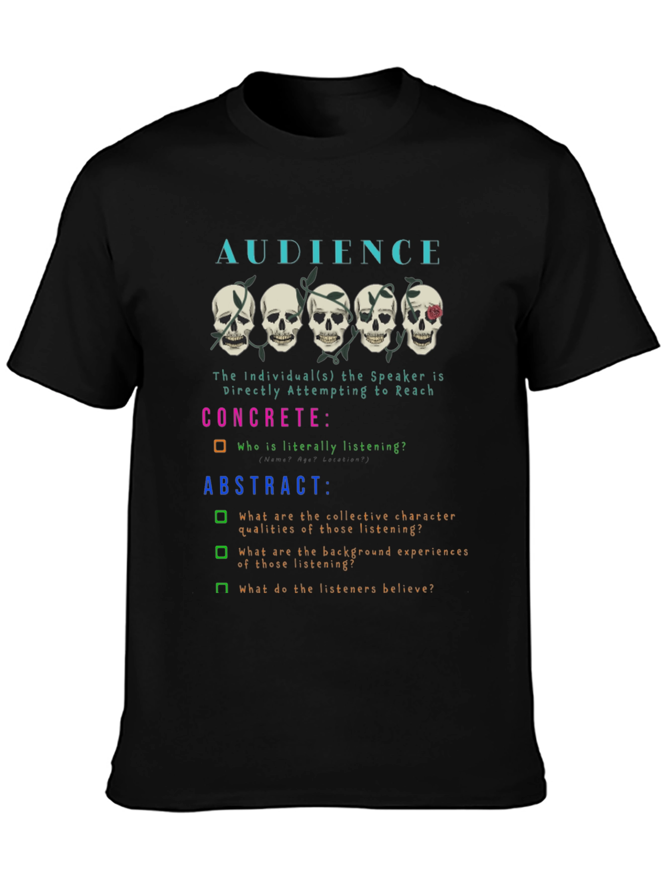 Audience Skull Graphic T-Shirt