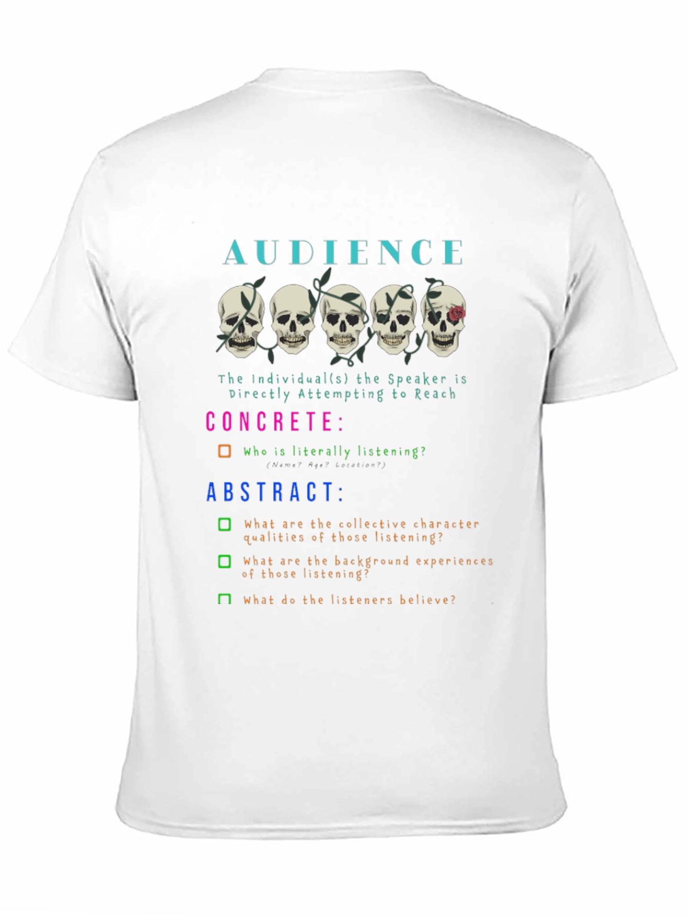 Audience Skull Graphic T-Shirt