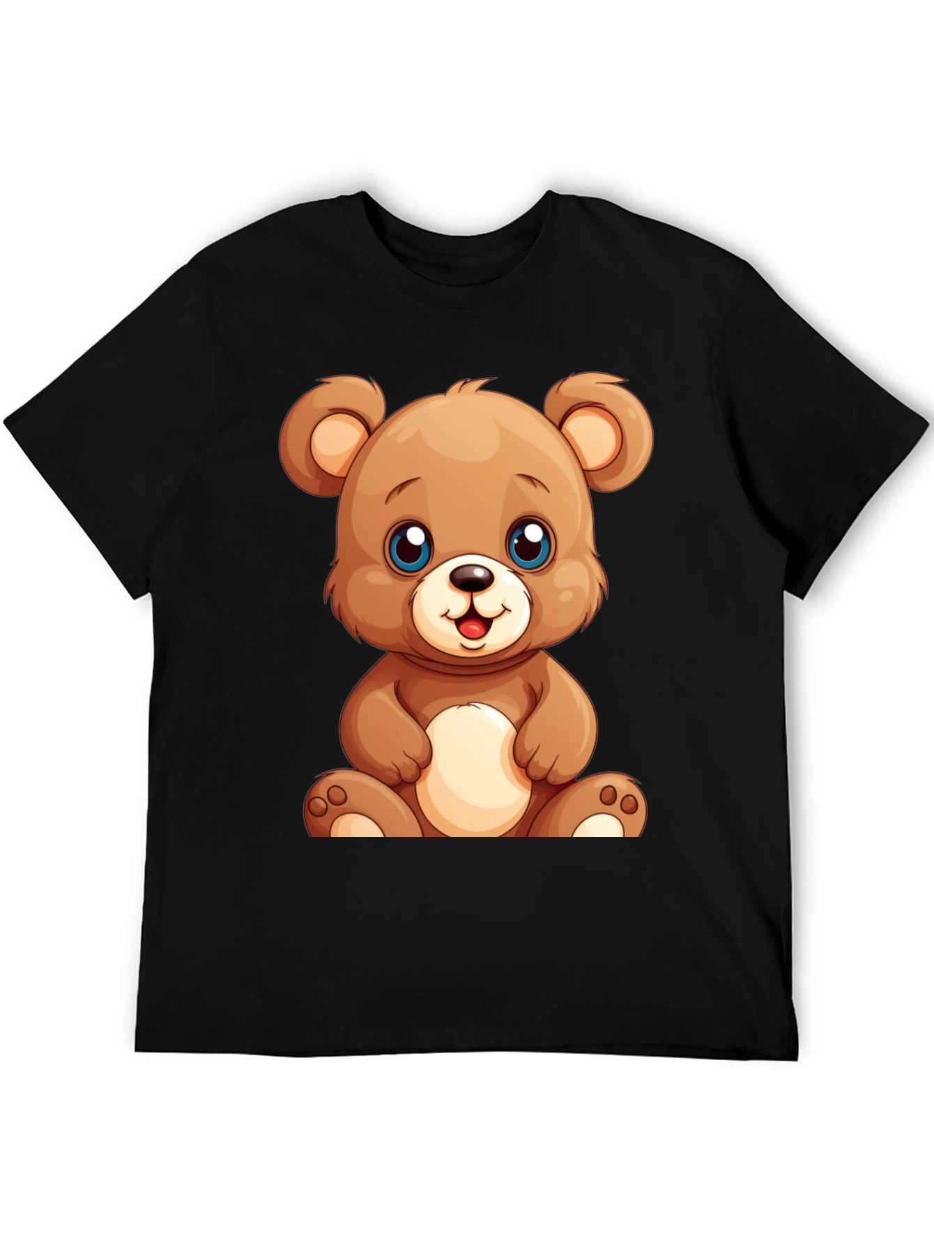 Cute Teddy Bear Graphic T-Shirt