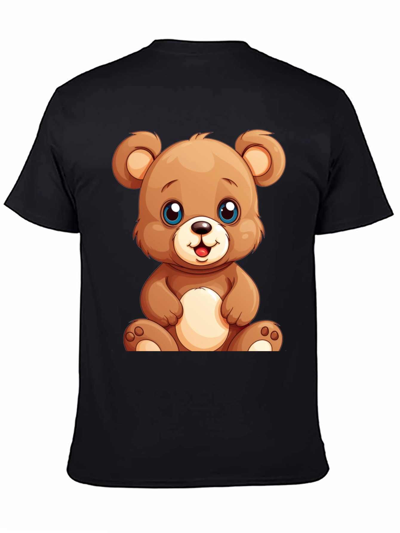 Cute Teddy Bear Graphic T-Shirt