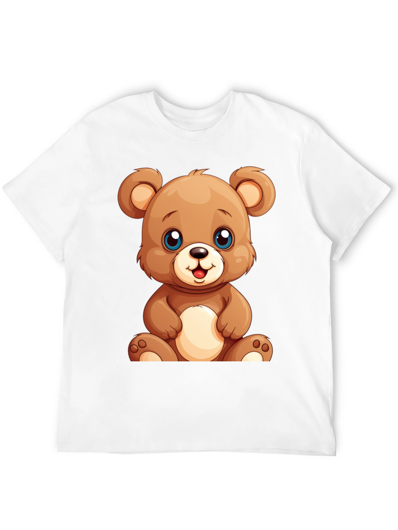 Cute Teddy Bear Graphic T-Shirt
