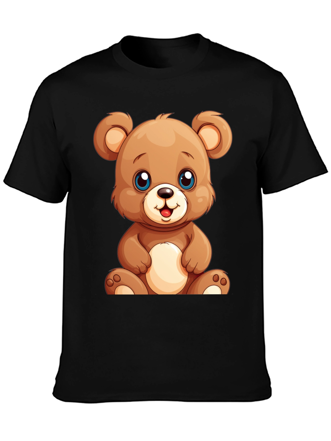 Cute Teddy Bear Graphic T-Shirt