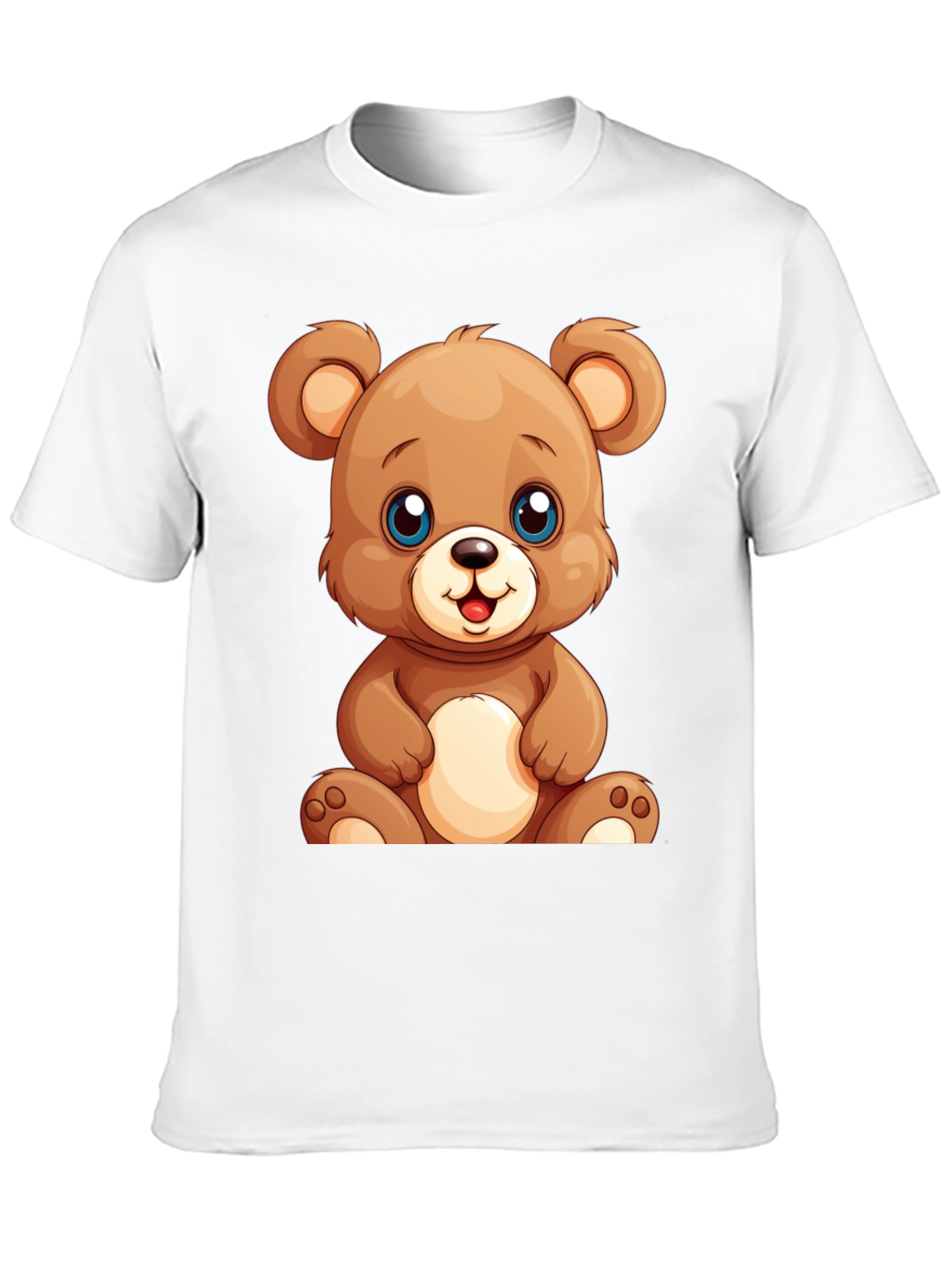 Cute Teddy Bear Graphic T-Shirt
