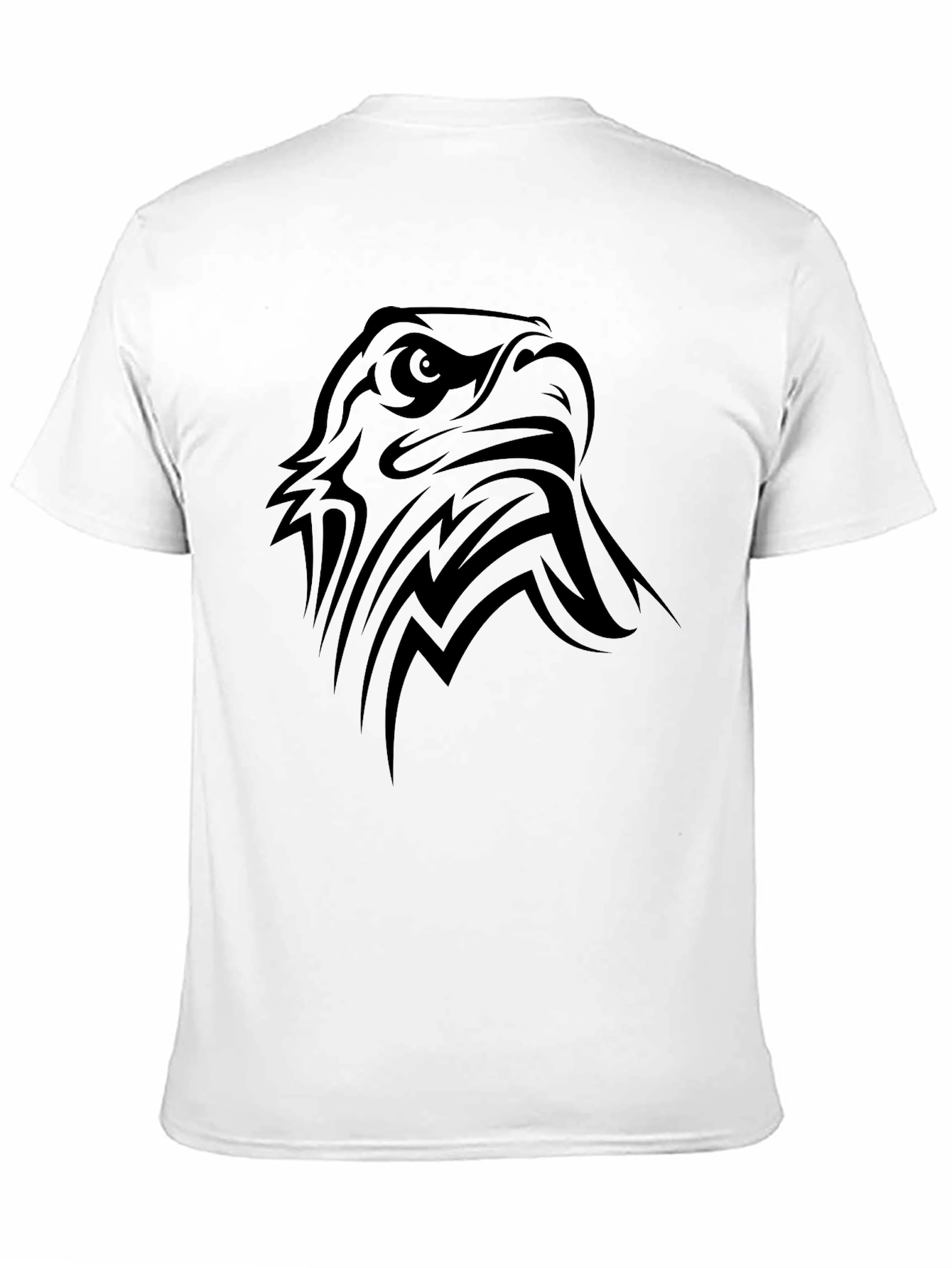 Tribal Eagle Graphic Black T-Shirt