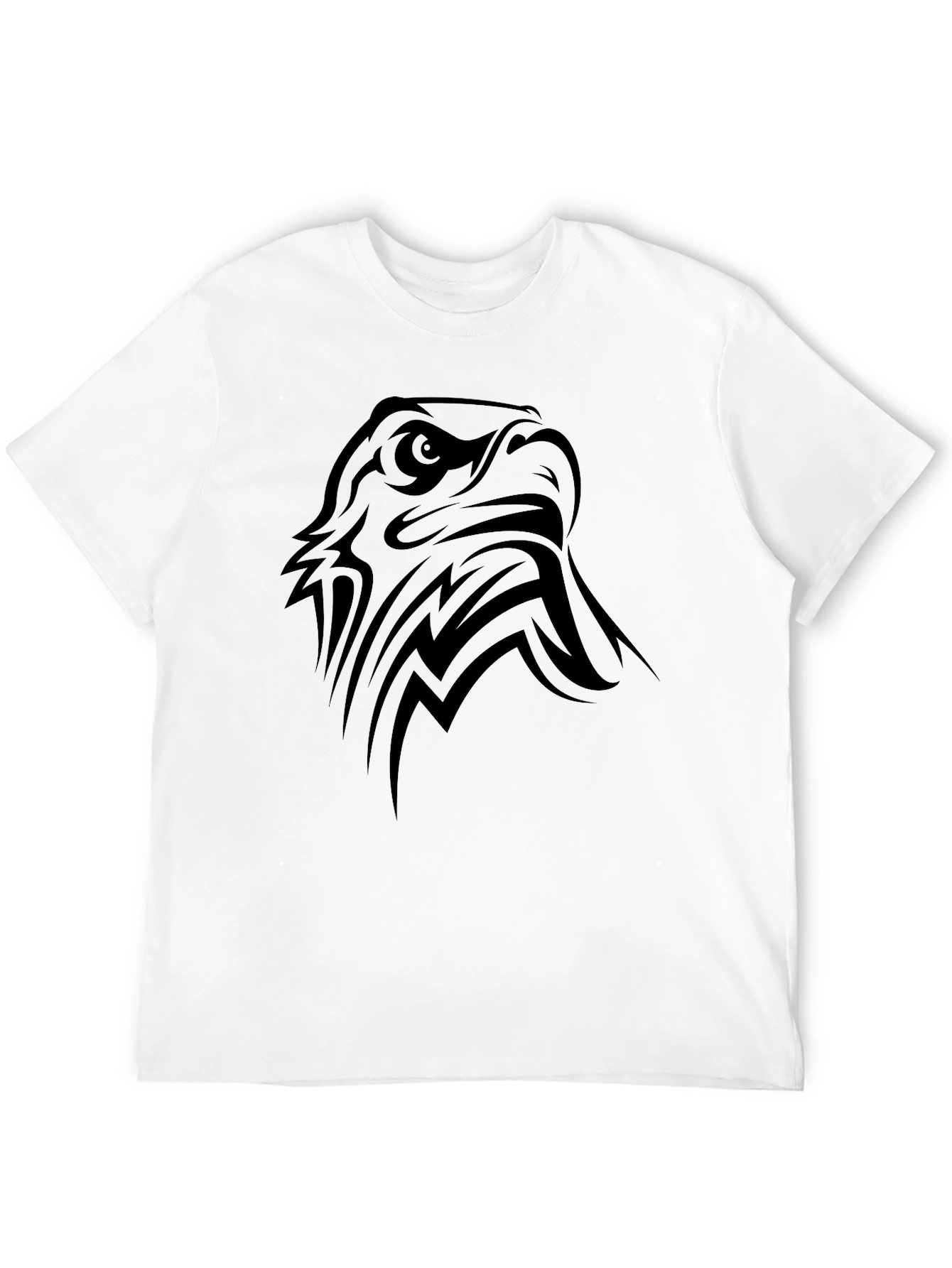 Tribal Eagle Graphic Black T-Shirt