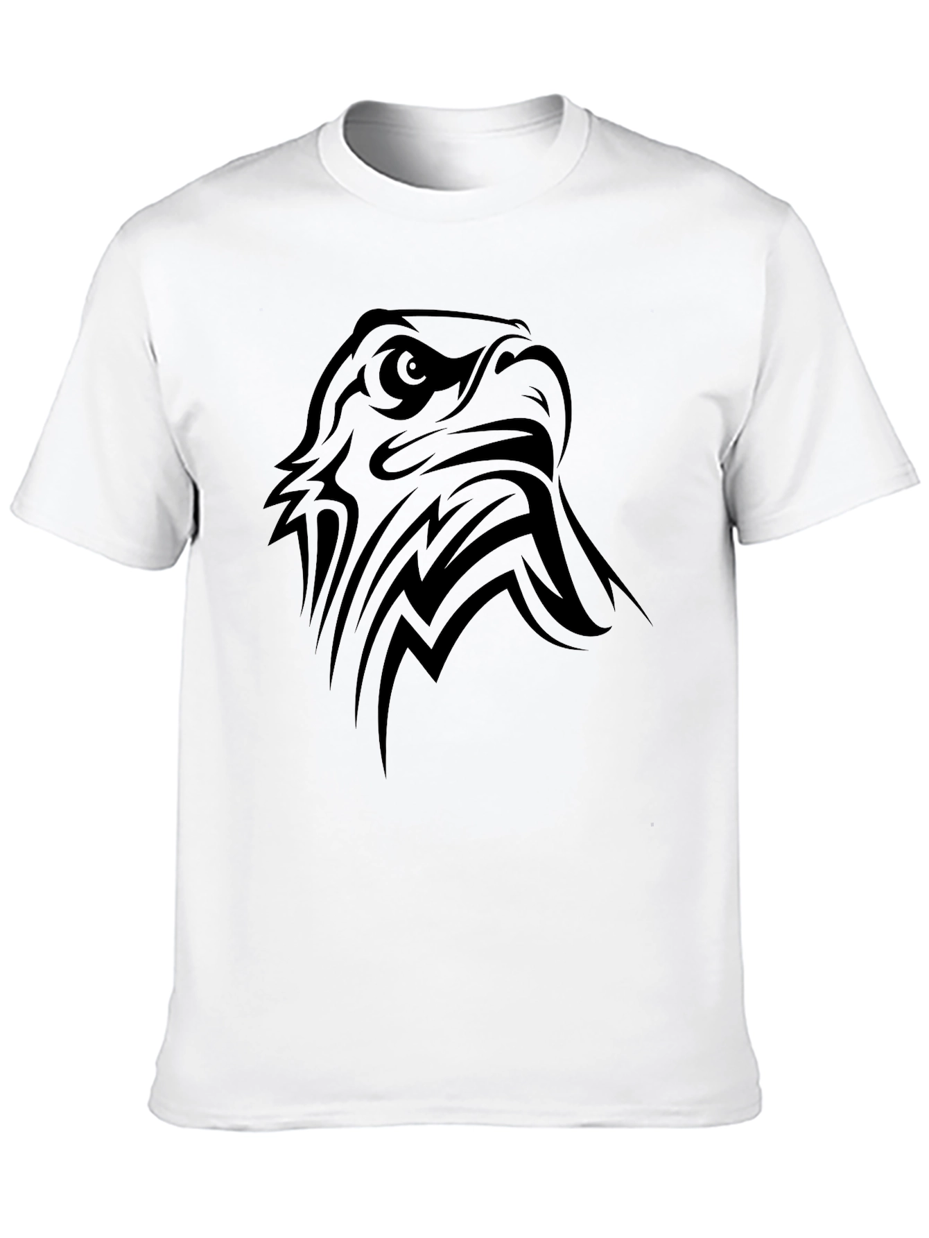 Tribal Eagle Graphic Black T-Shirt
