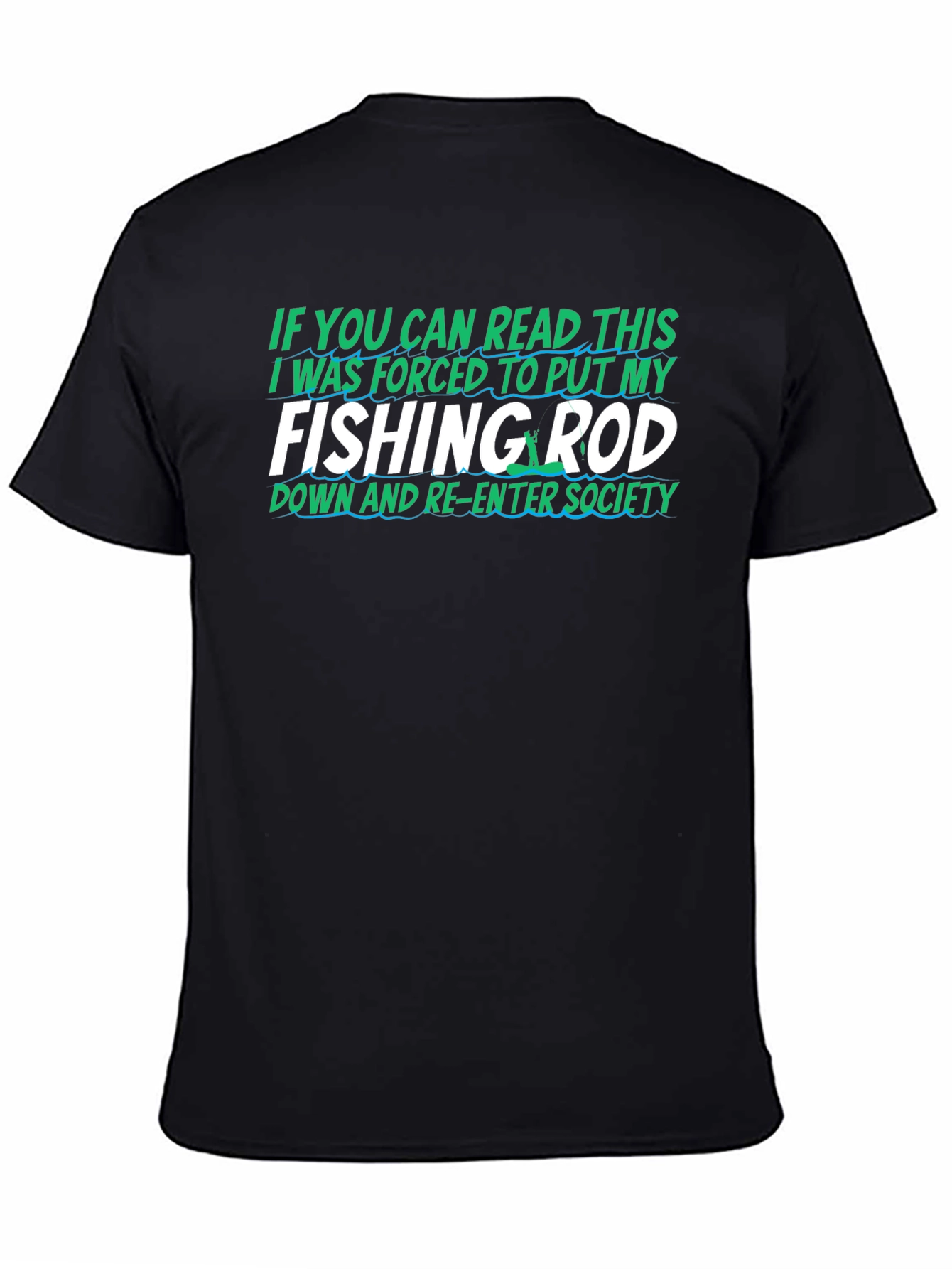 Fishing Rod T-Shirt Funny Gift