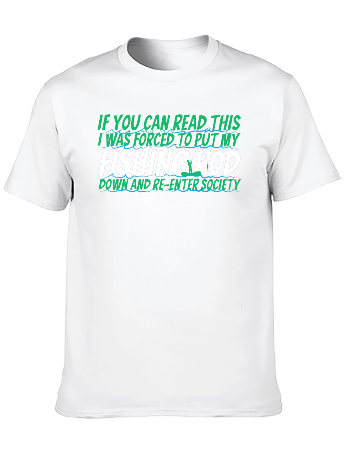 Fishing Rod T-Shirt Funny Gift