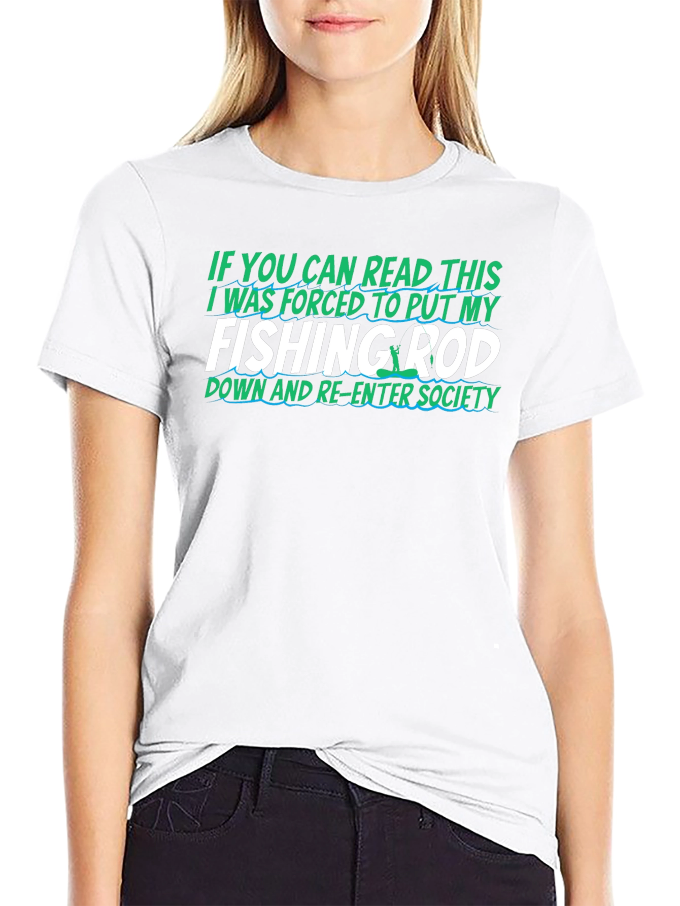 Fishing Rod T-Shirt Funny Gift