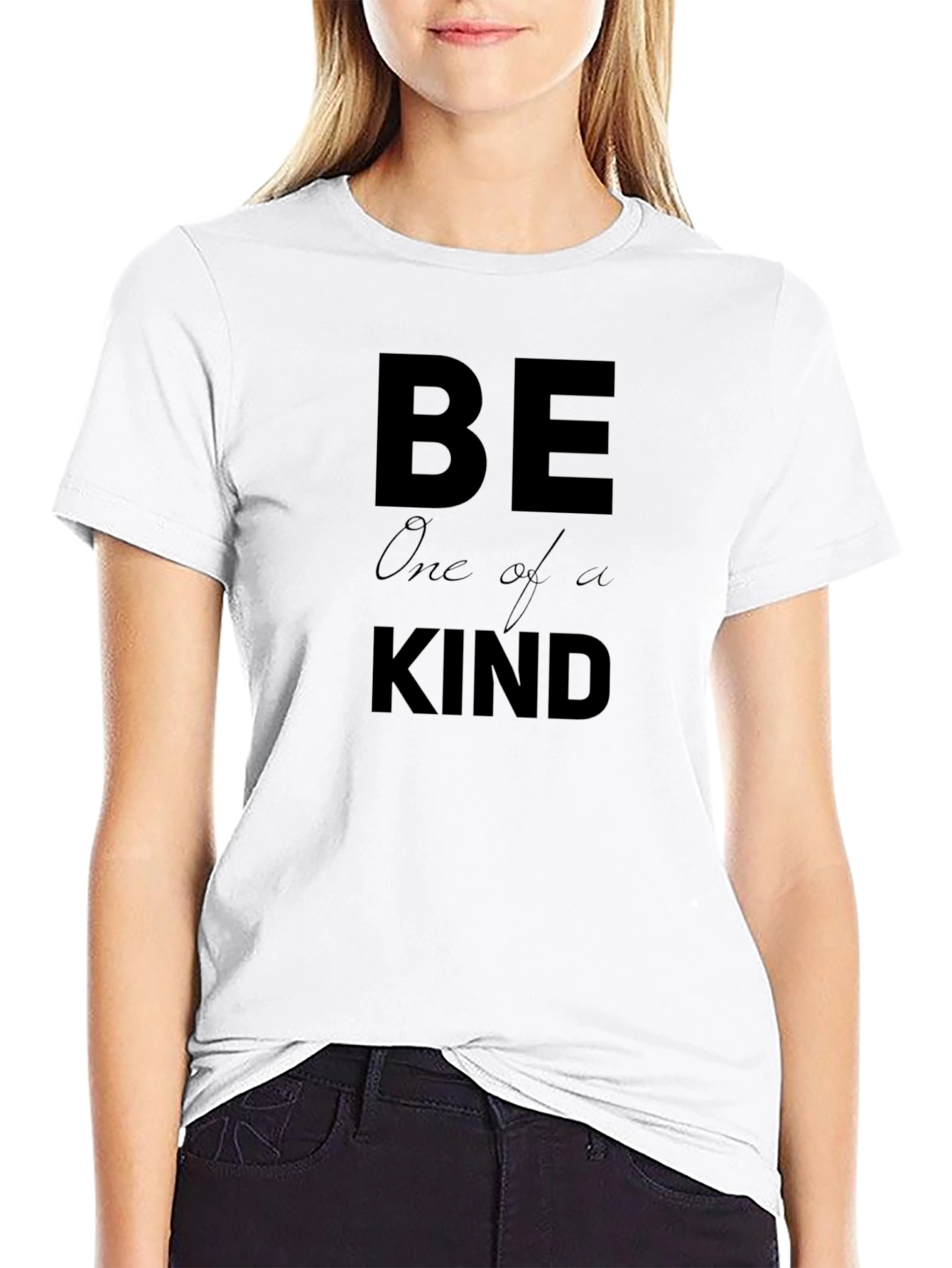 Be One of a Kind Black Graphic Tee