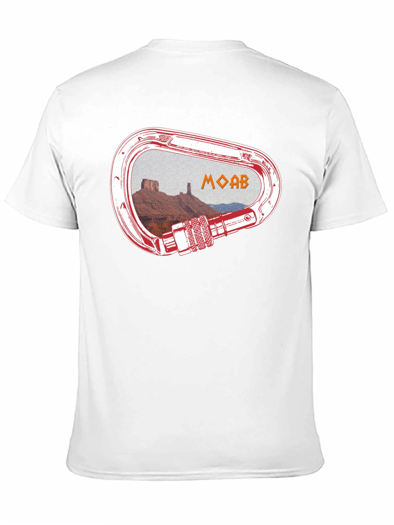 Moab Climbing Carabiner Graphic T-Shirt