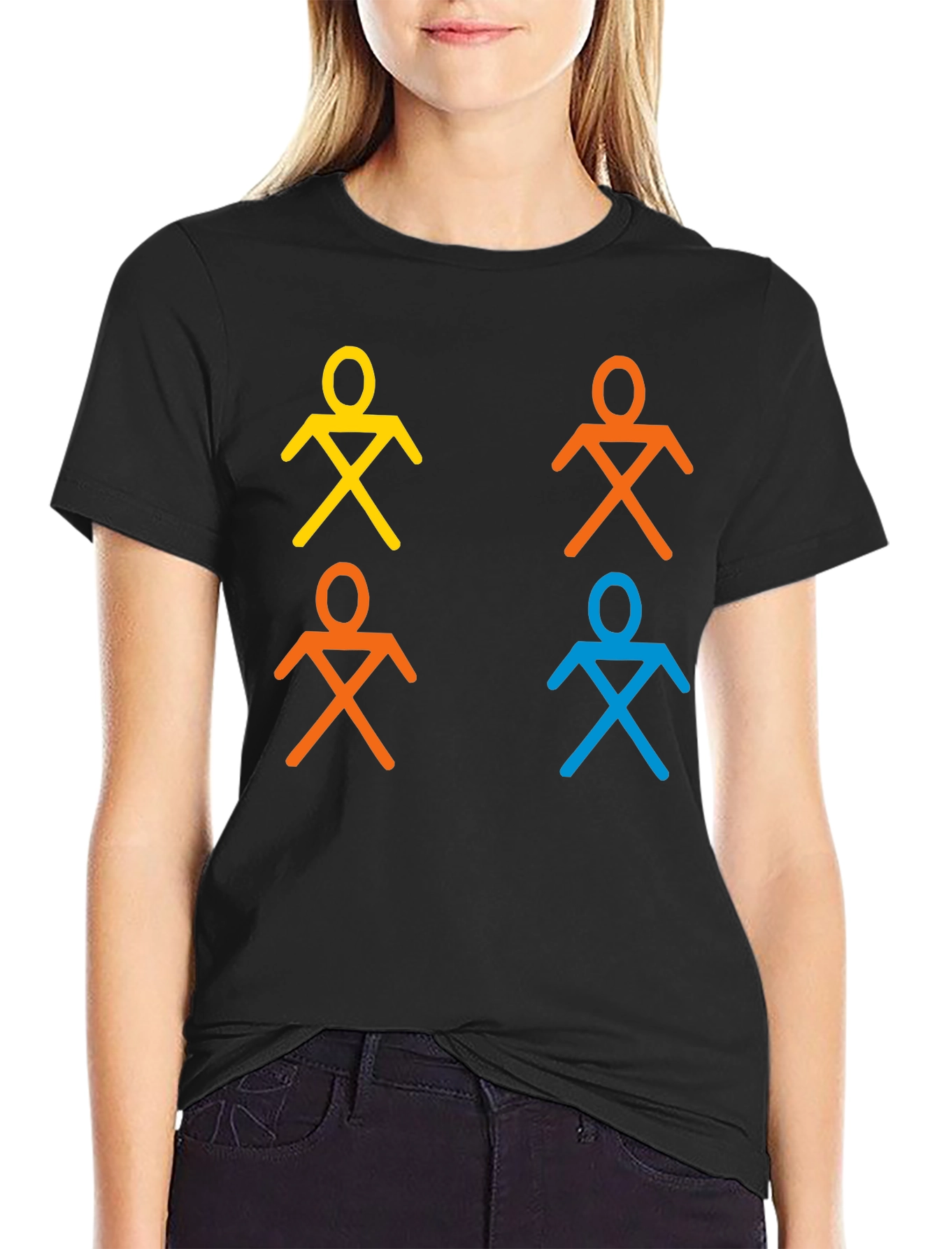 Geometric Figure Print T-Shirt
