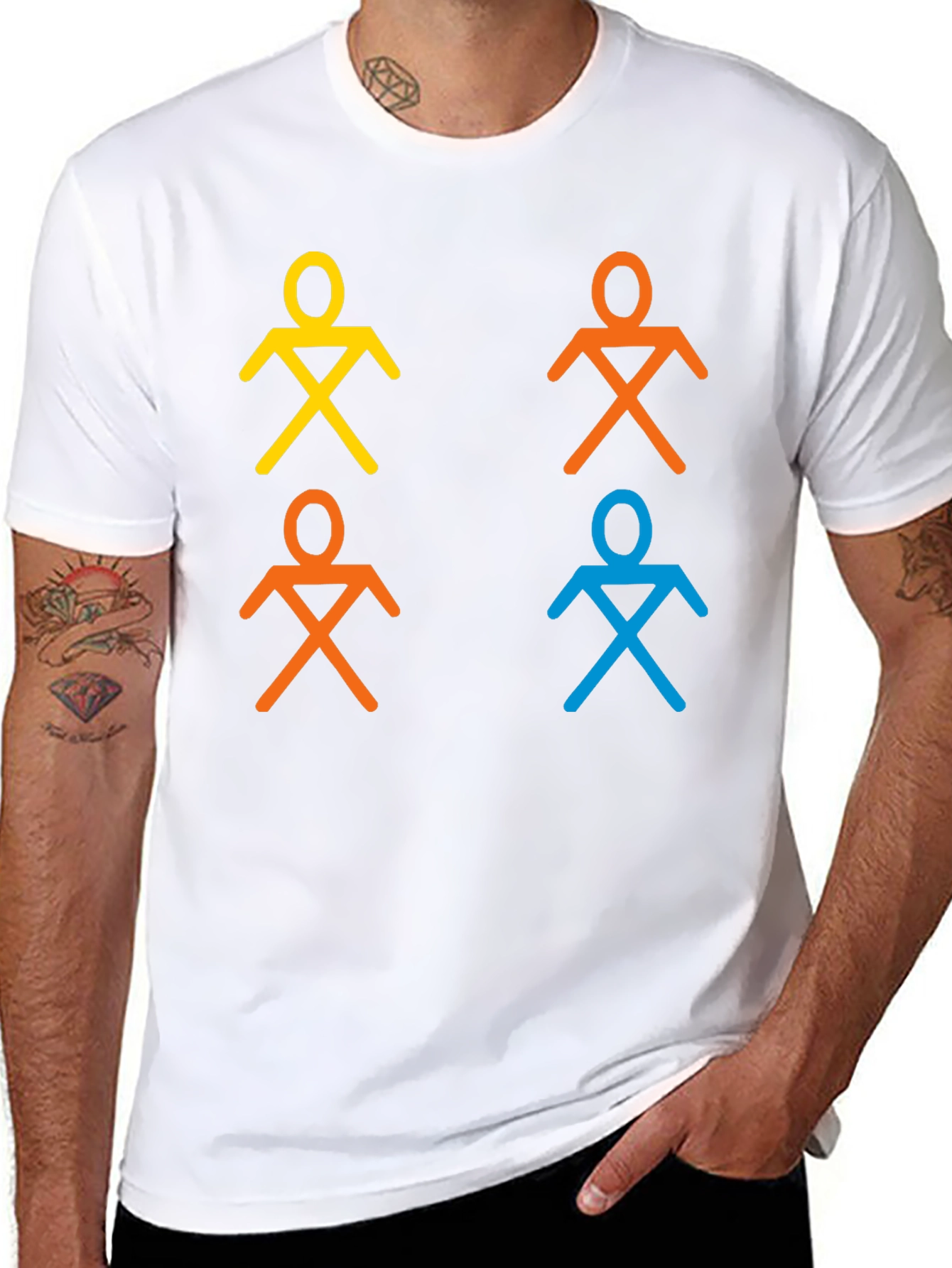Geometric Figure Print T-Shirt