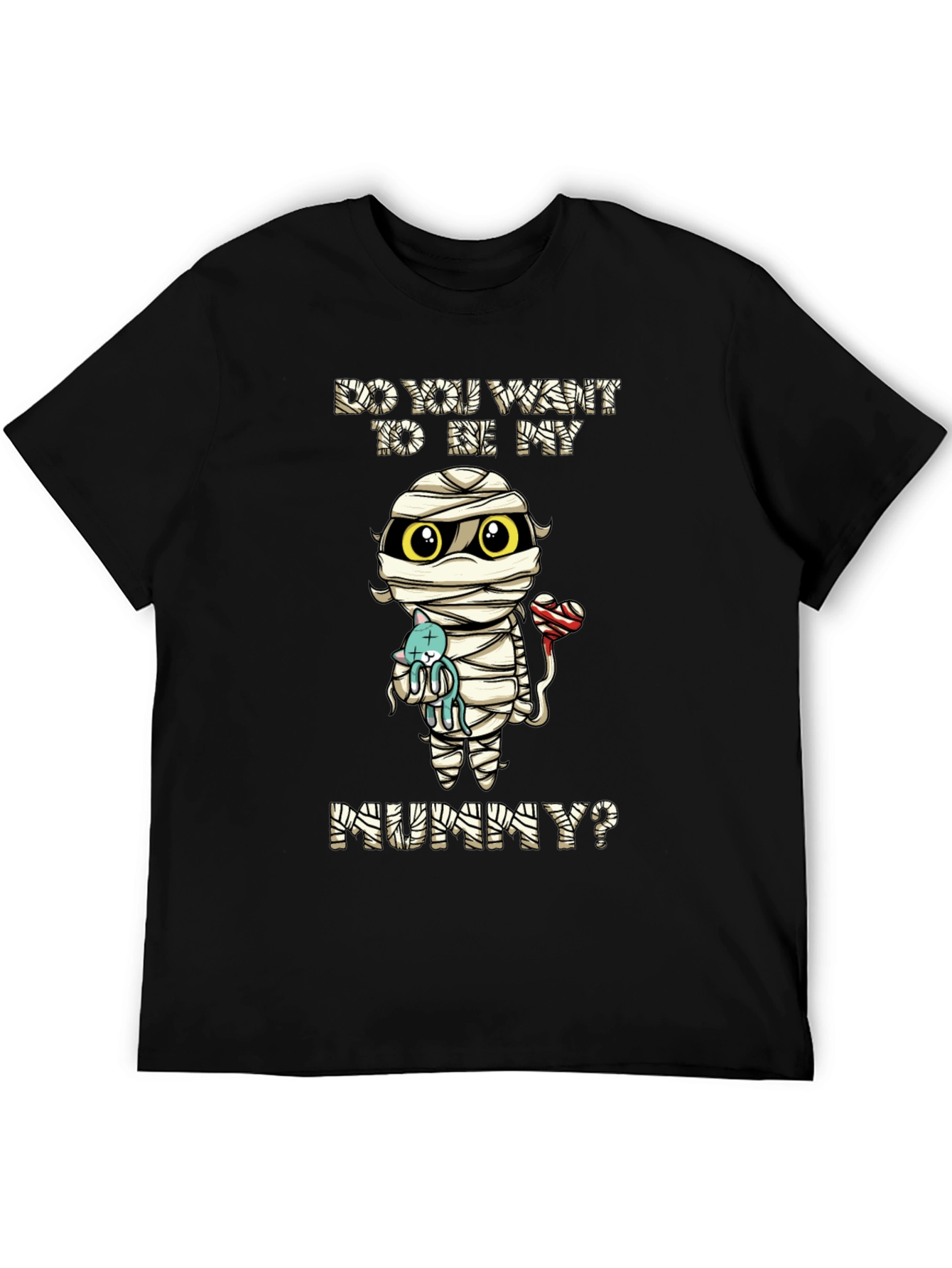 Cute Mummy Cartoon Graphic T-Shirt