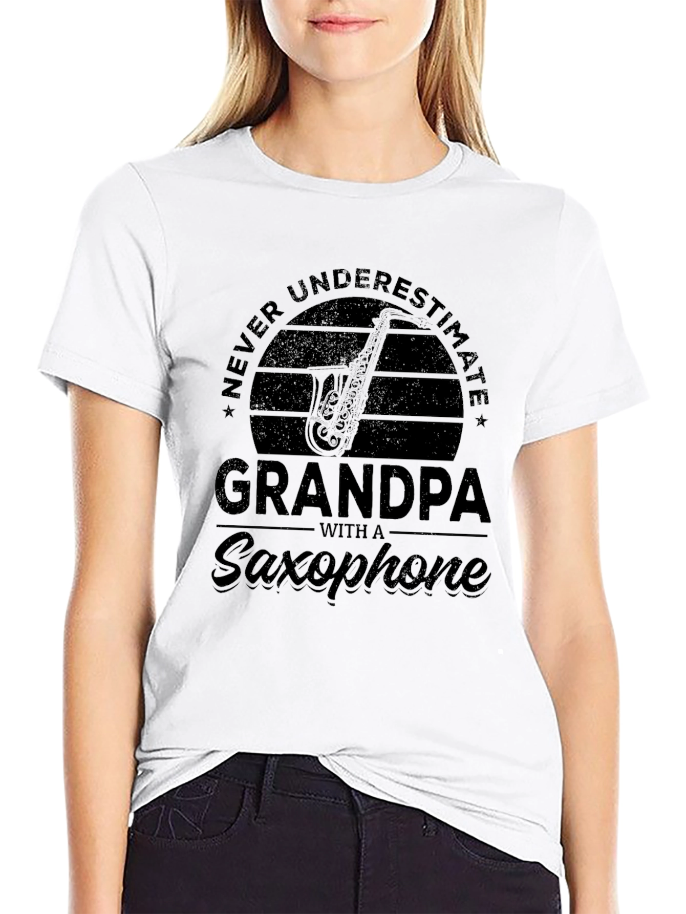 Grandpa With A Saxophone T-Shirt