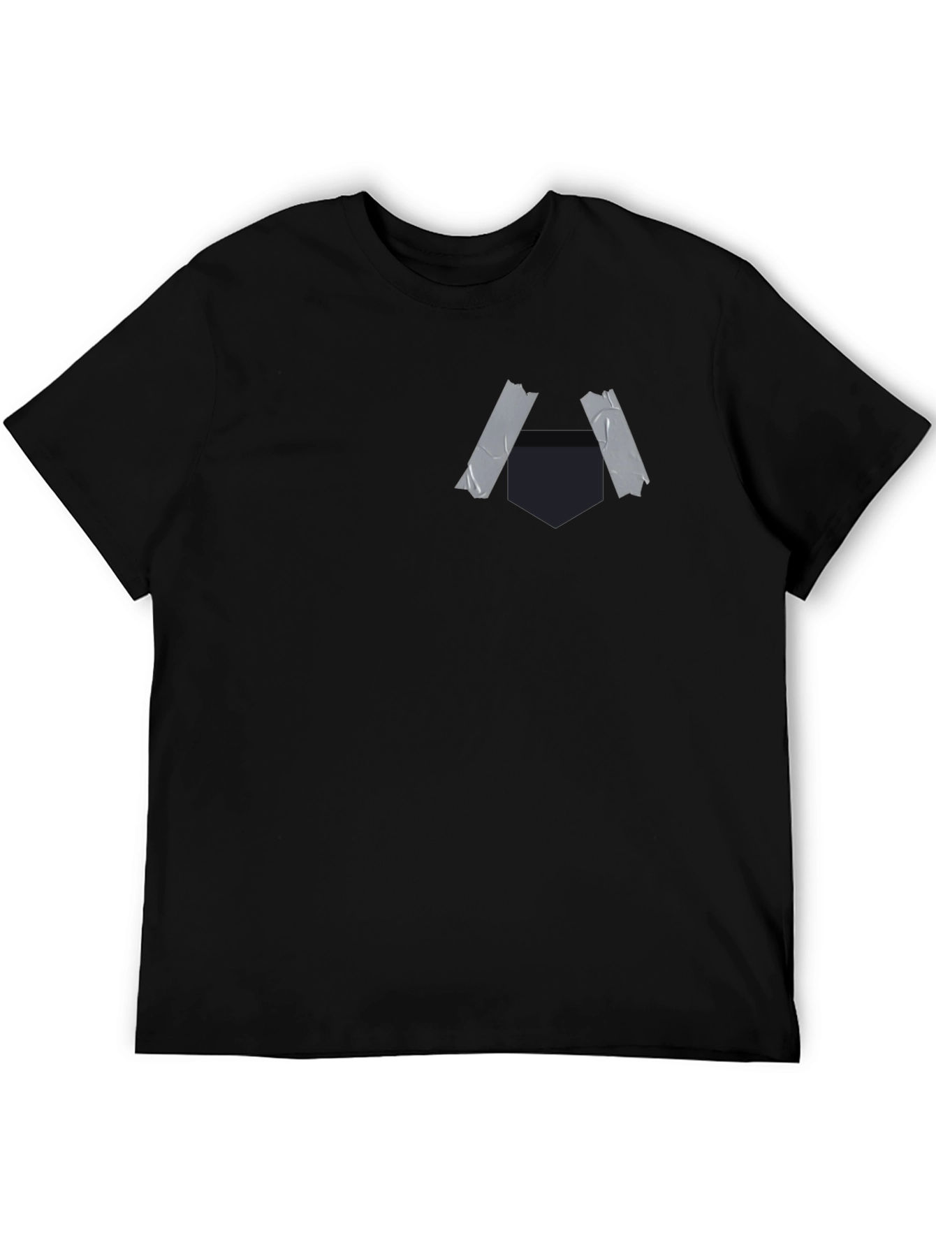 Taped Pocket Graphic Tee - Casual Style