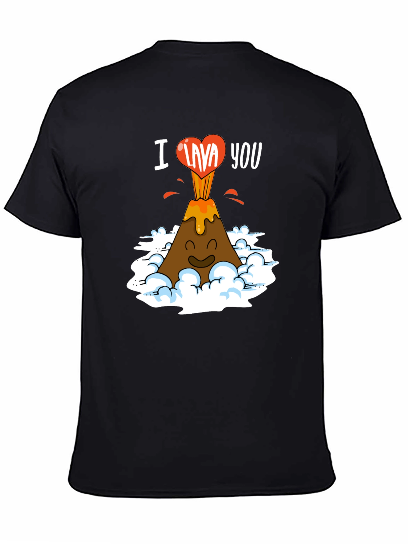 I Lava You Funny Volcano Graphic T-Shirt