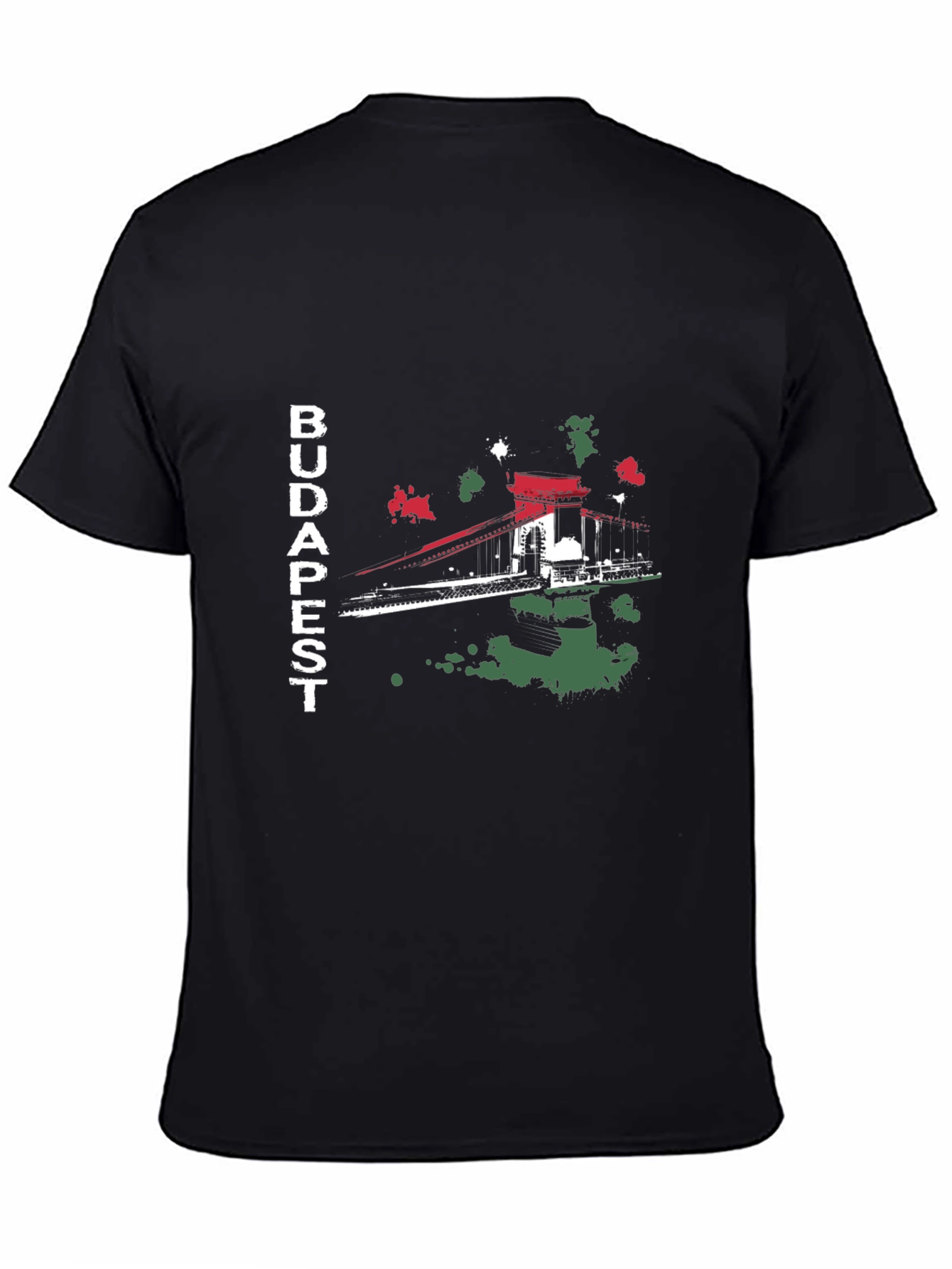 Budapest Bridge Graphic T-Shirt