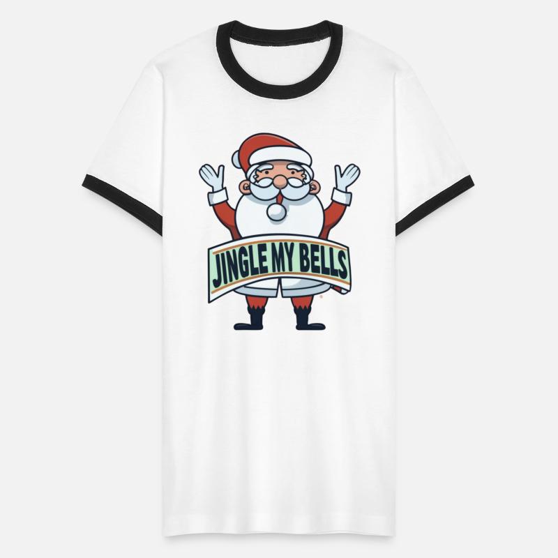 Santa Claus holding a funny sign Jingle my Bells