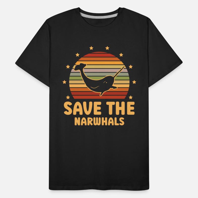Save The Narwhals Sea Unicorn Animal Lover Narwhal