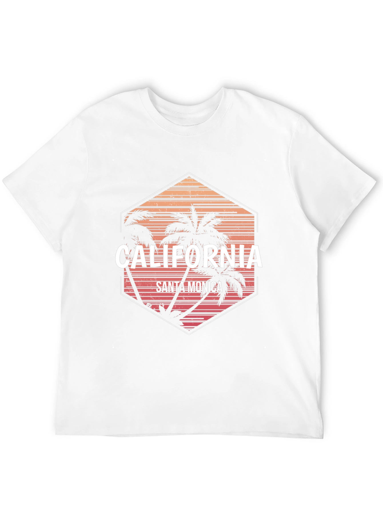California Santa Monica Graphic Tee - Black