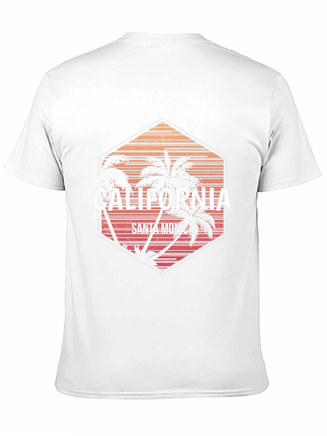 California Santa Monica Graphic Tee - Black