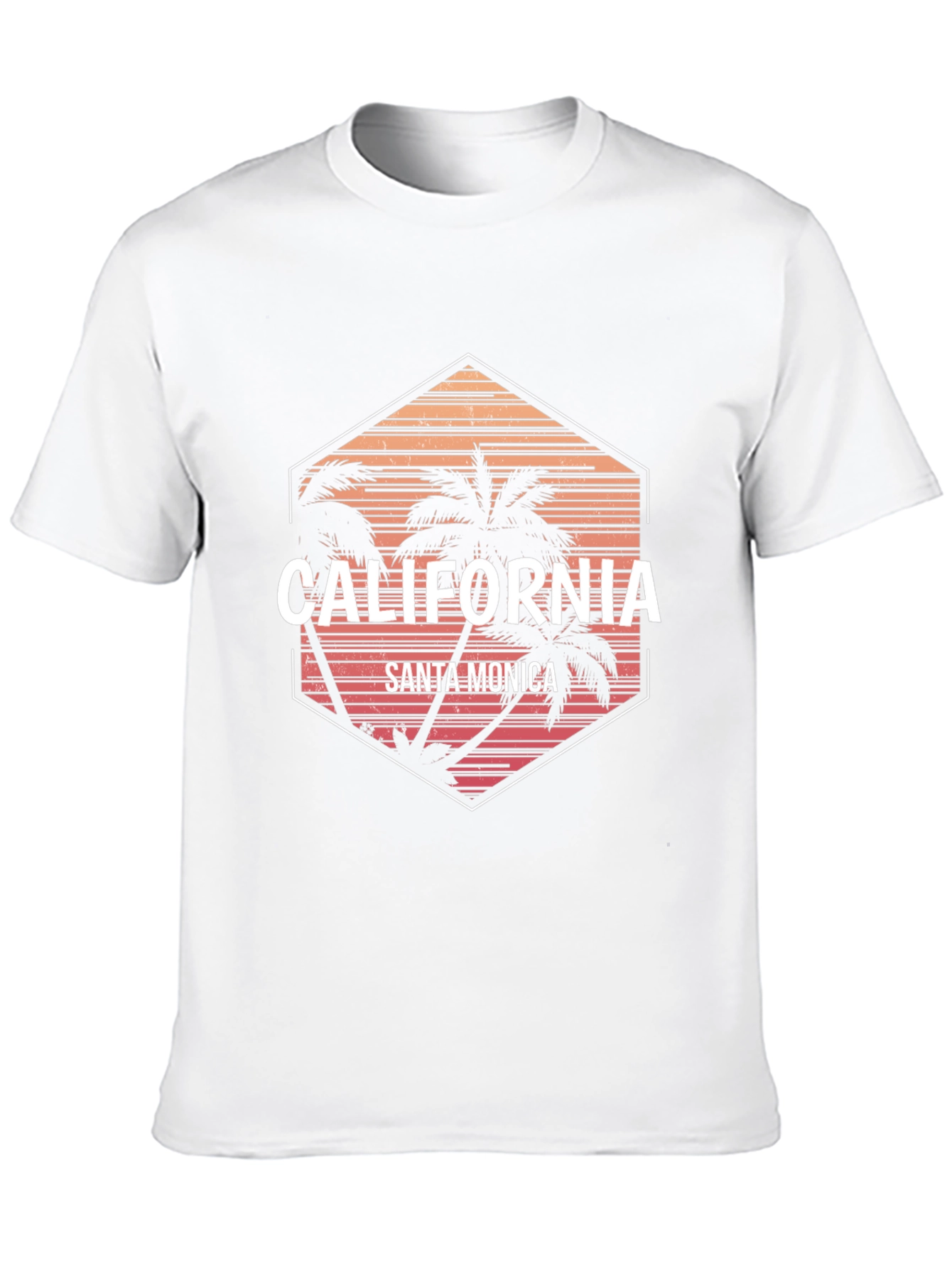 California Santa Monica Graphic Tee - Black