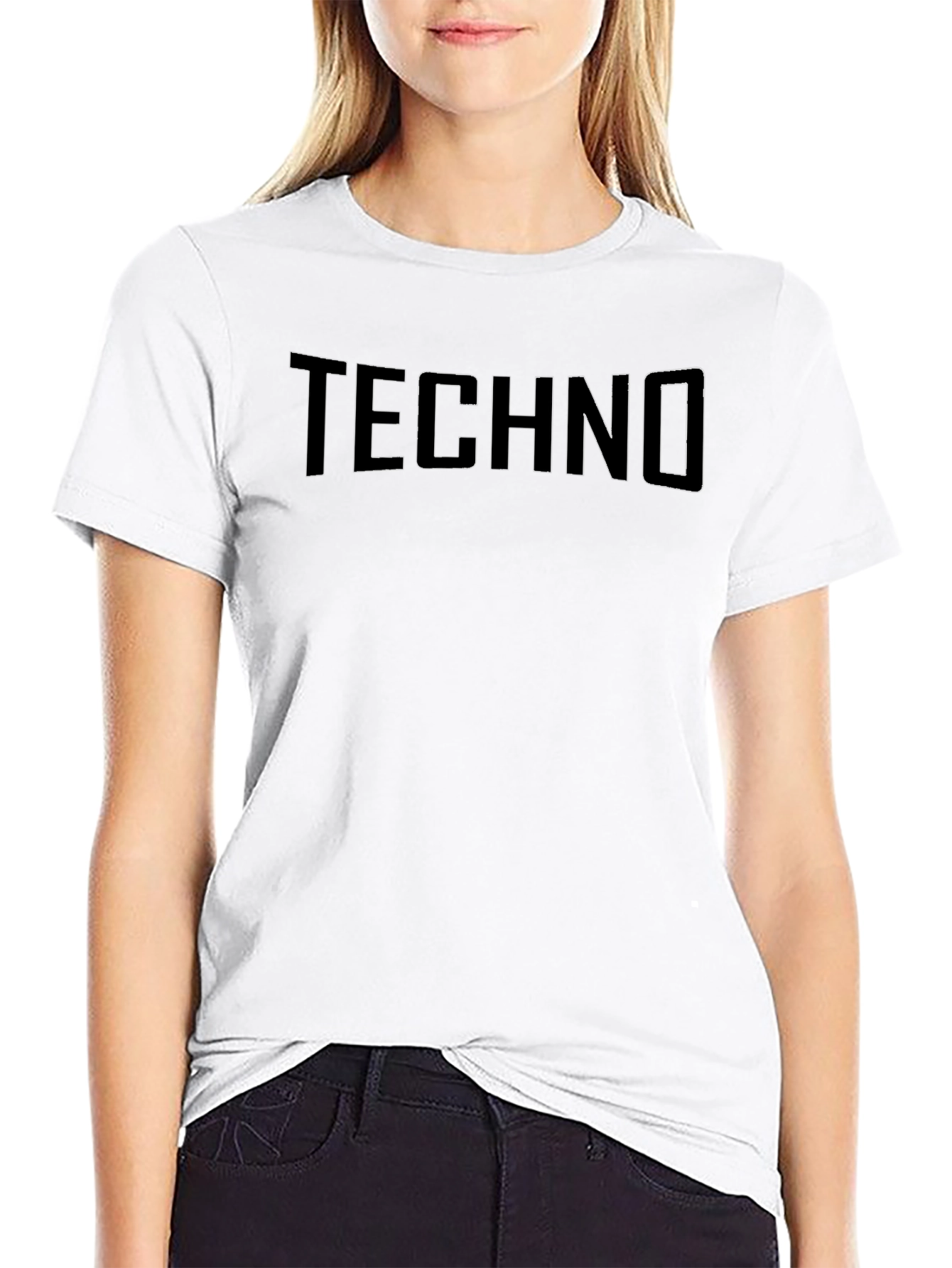 Techno Graphic Black T-Shirt