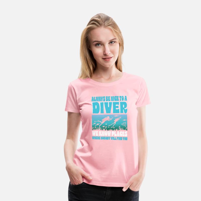Scuba Diving Funny Saying Be Nice To A Scuba Diver