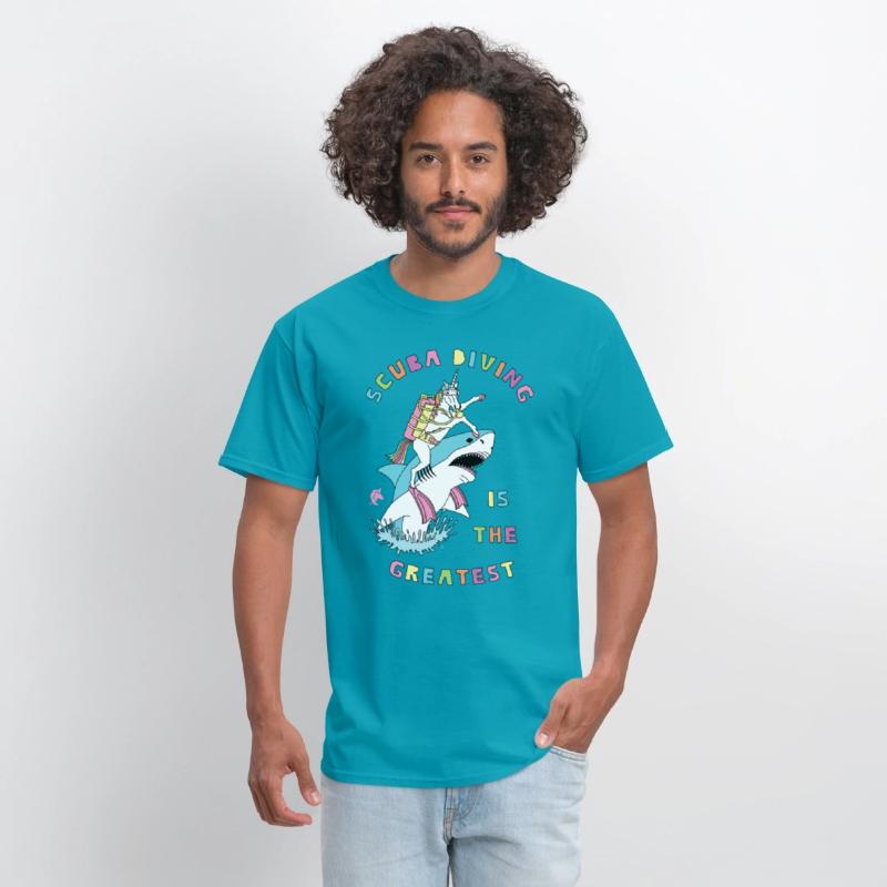 Scuba Diving Is The Greatest Unicorn Riding Shark