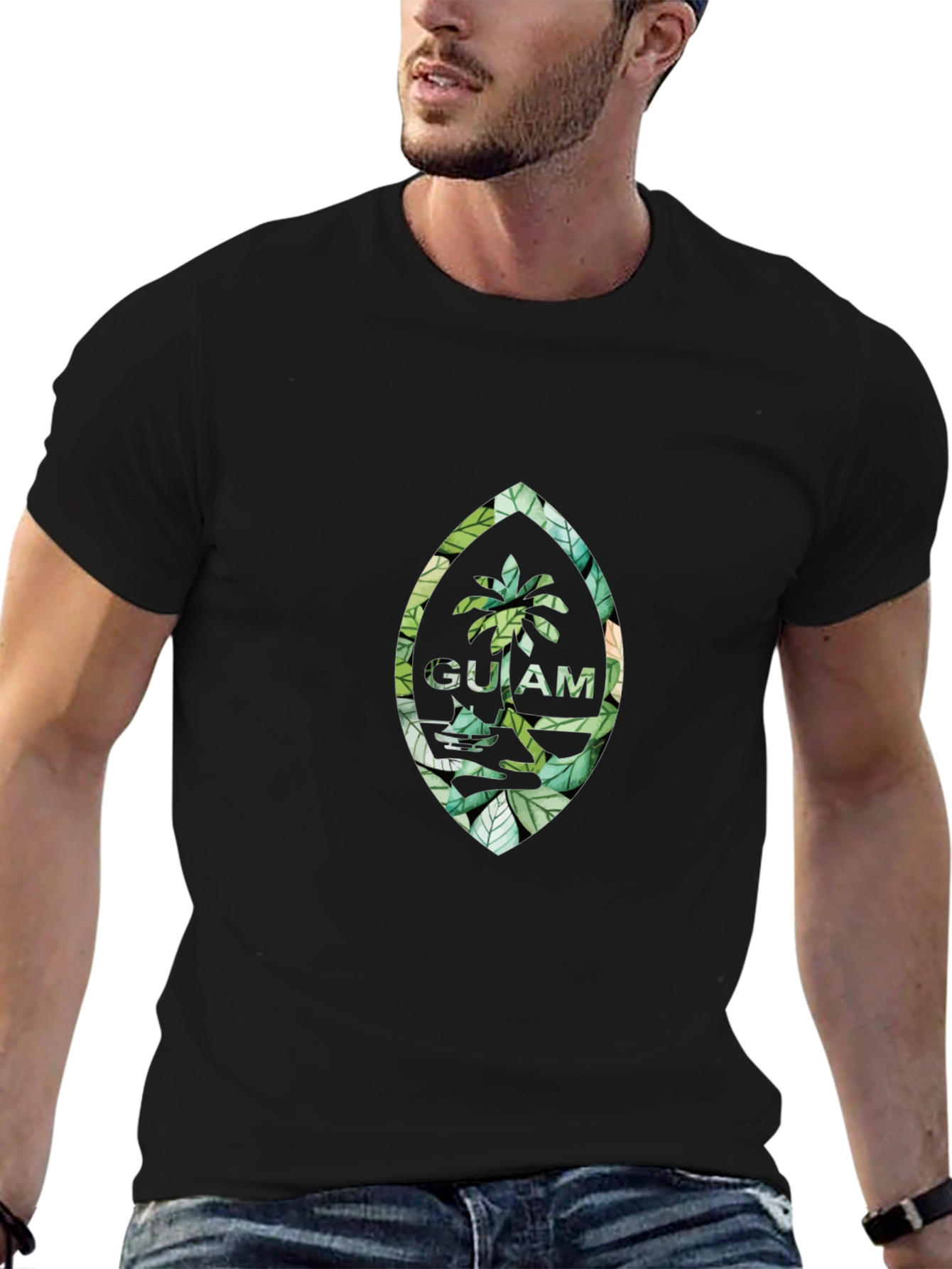 Guam Island Style Graphic T-Shirt
