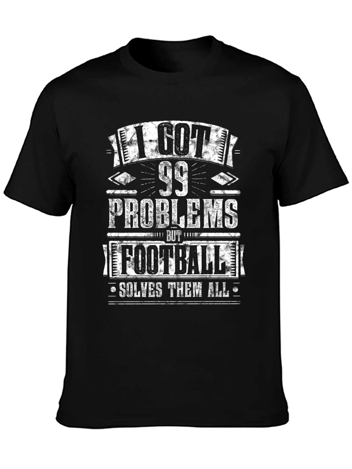 Football Solves All Problems T-Shirt