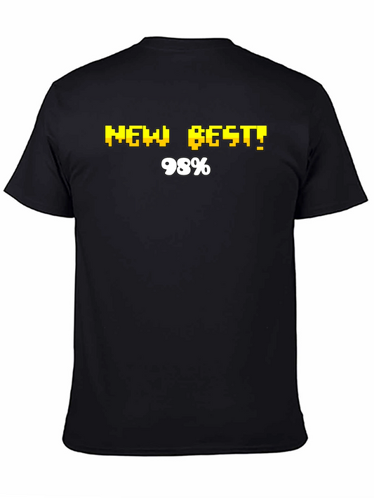 Pixel Perfect New Best! 98% Black T-Shirt