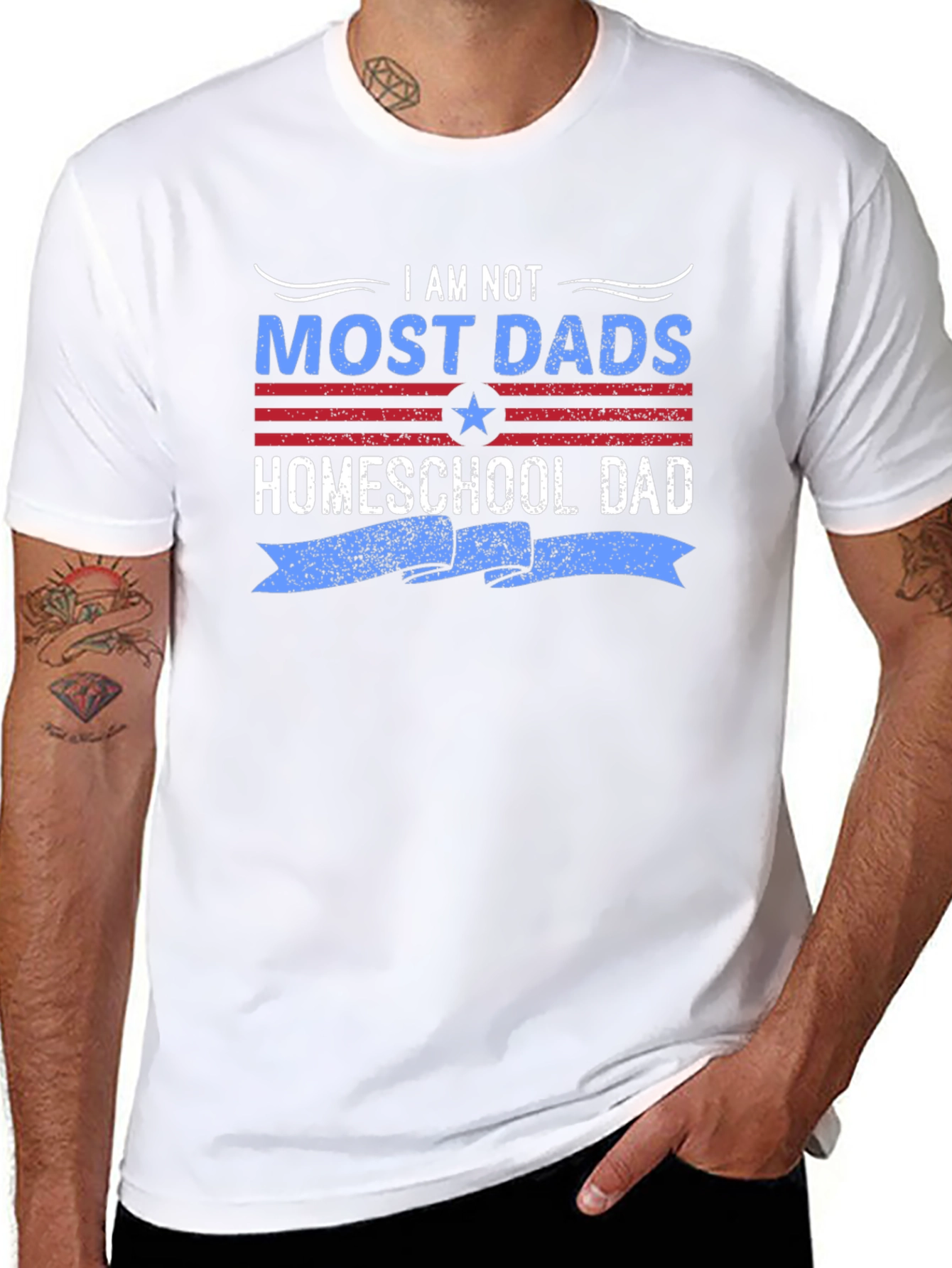 Homeschool Dad Graphic T-Shirt