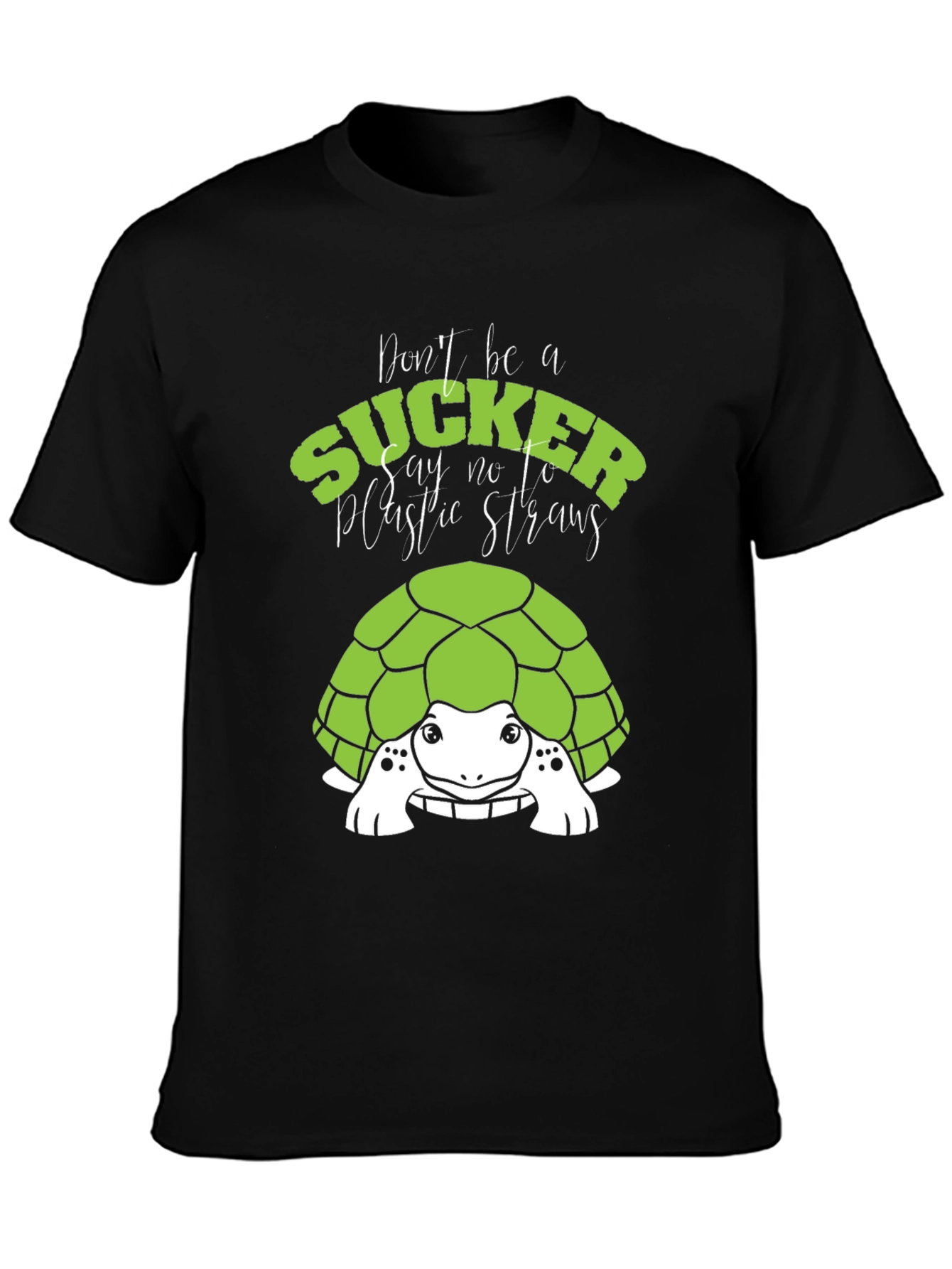 Turtle Say No to Plastic Graphic Tee
