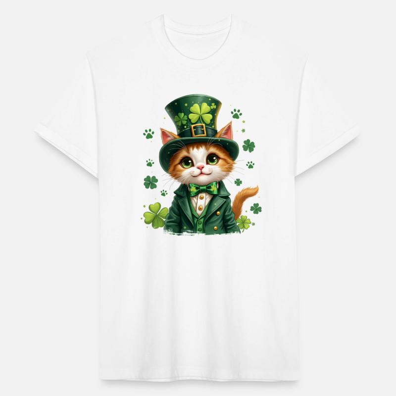 Shamrock Irish Cat St Patricks Day