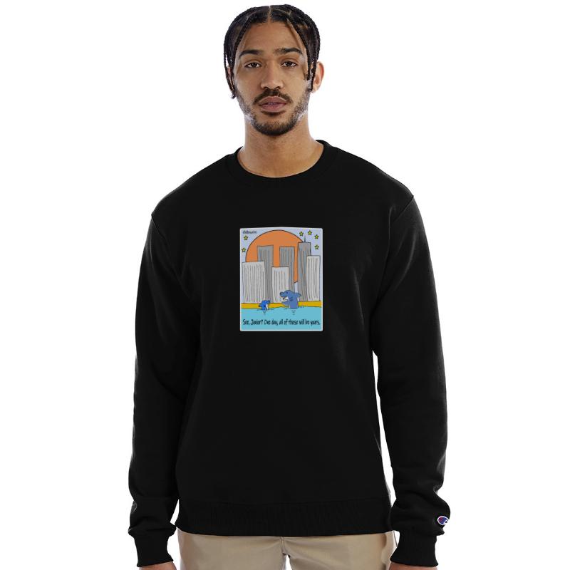 Shark Cartoon Satirical Climate Sketch Design