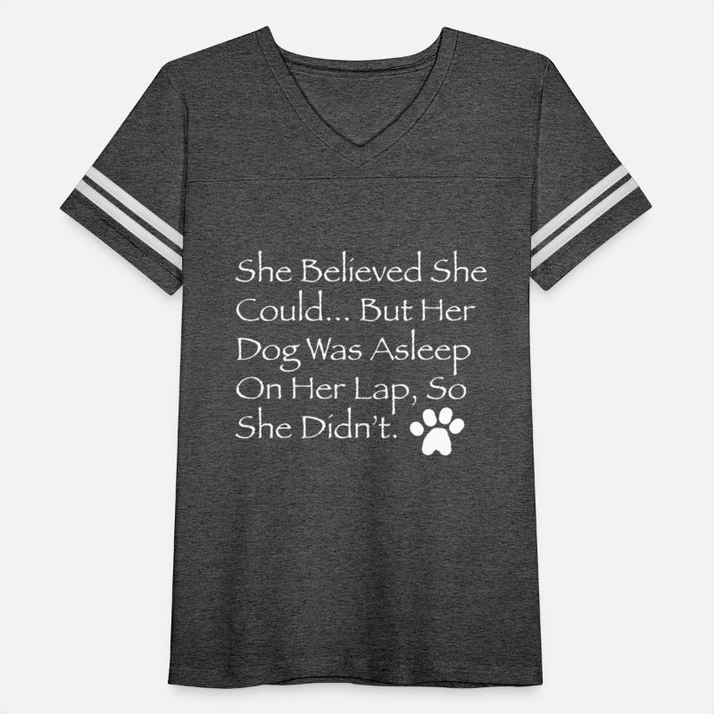 She Believed She Could But Her Dog Was Asleep On H