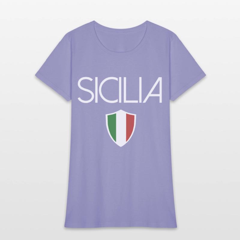 sicilia italian flag sicily italy sovenir tee gran
