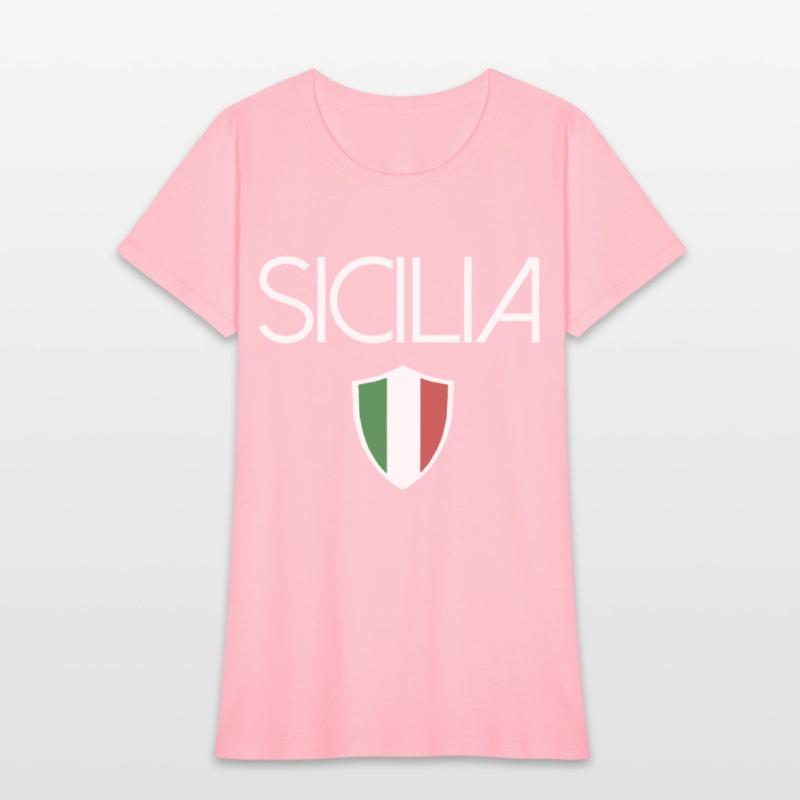 sicilia italian flag sicily italy sovenir tee gran