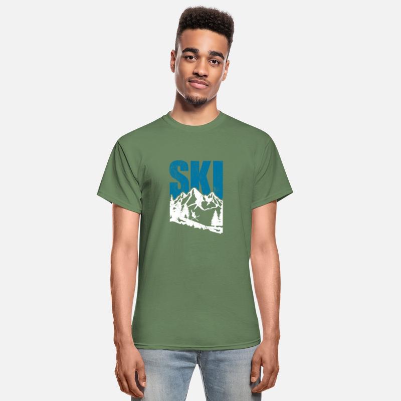 Ski In Mountainscape V1 Ski Skiing Skier Series