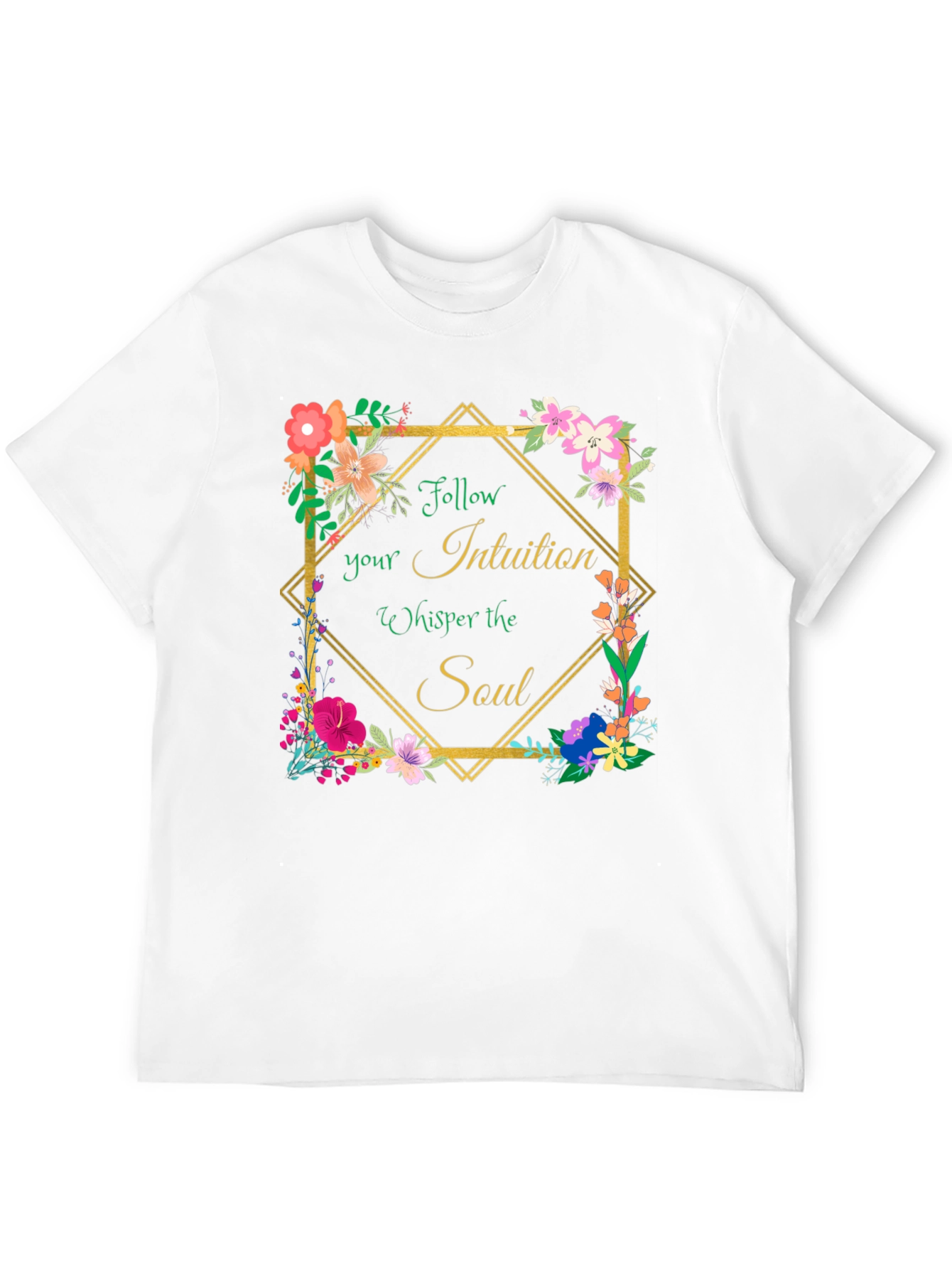 Intuition Whisper Soul Floral Graphic Tee